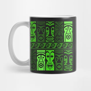 Jungle Green Tikis! Mug